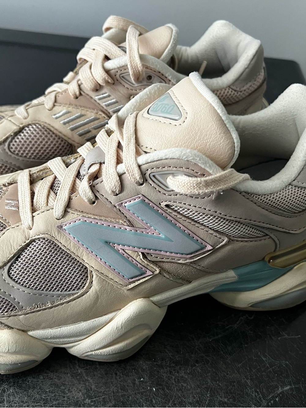 New Balance Cream  9060 Sneaker